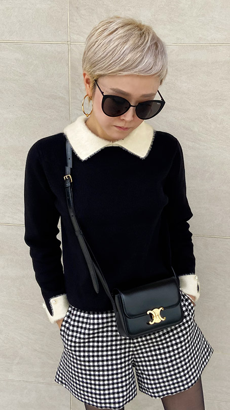 パリジェンヌpetitカラーニット