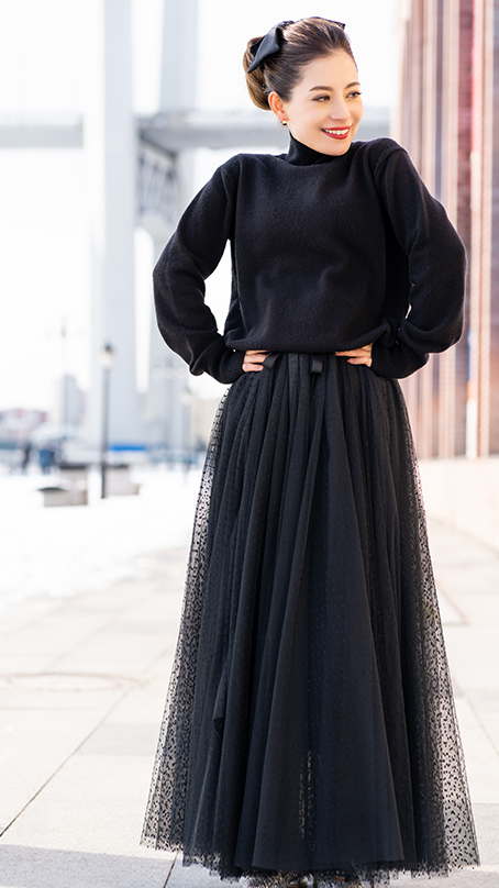 ドットチュールスカート Jenne ジェンヌ 公式通販 美しく見せて