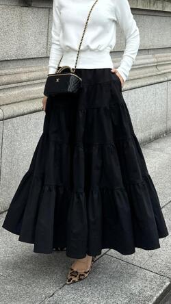切り替えボリュームスカート