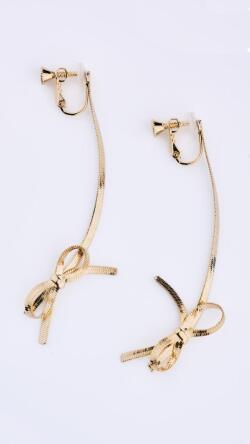 JENNE大人リボンイヤリング