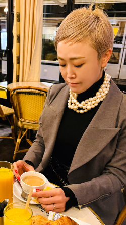 【再販売】日本製JENNEコスチュームジュエリー4連ネックレス