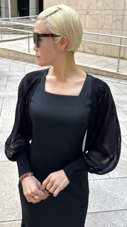 シアーボレロカーディガン