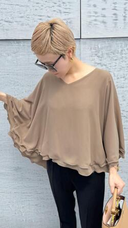 【再販売】フラワーメローケープ