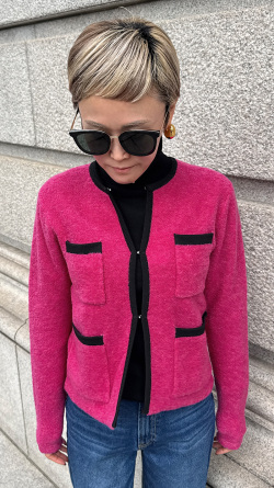 【再予約】イタリア糸ウールジャケット【発送予定：12月下旬～1月中旬】