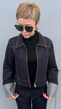 ロールアップデニムジャケット