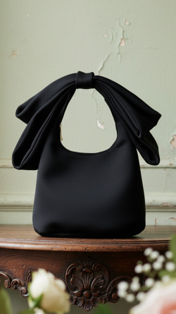 【再予約】リボンハンドルバッグ【発送予定：5月下旬】