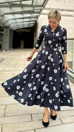 JENNEフラワーワンピース