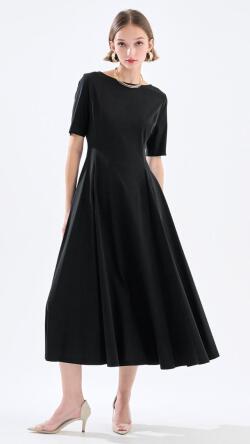 クラシカルフレアワンピース