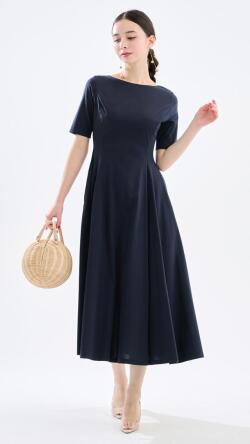 クラシカルフレアワンピース