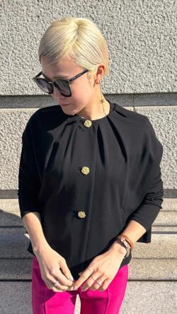 リラックスカットソーポンチョ