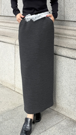 日本製ウールクラシックスカート