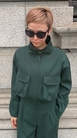 ウールクラシックポケットブルゾン