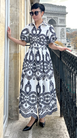 総刺繍ラグジュアリーワンピース