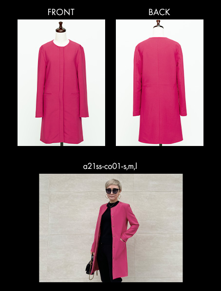 パリジェンヌ ノーカラーコート｜JENNE(ジェンヌ)公式通販：パリ  