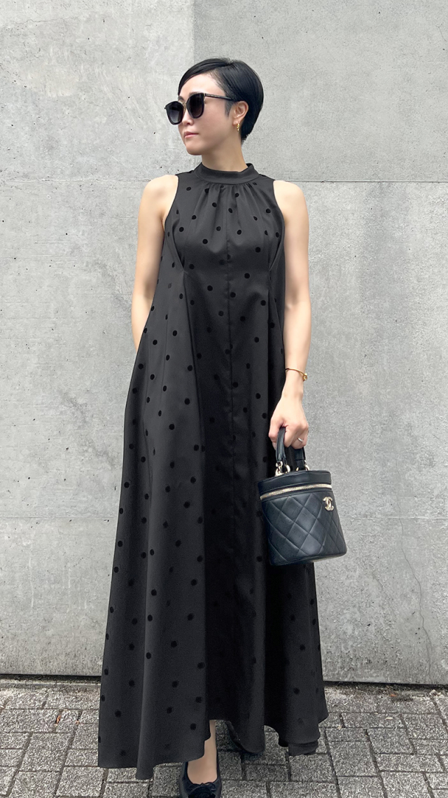 フロッキードット大人エアリーワンピース｜JENNE(ジェンヌ)公式通販  