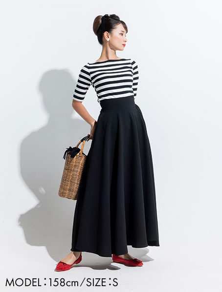 ロングフレアスカート｜JENNE(ジェンヌ)公式通販：パリジェンヌのよう  