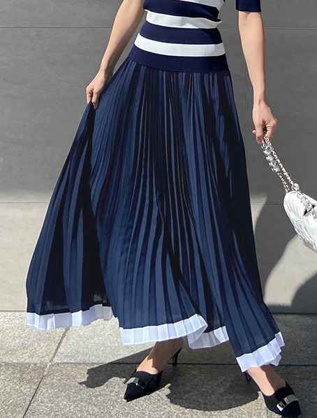 ランダム裾フレアプリーツスカート｜JENNE(ジェンヌ)公式通販：パリ