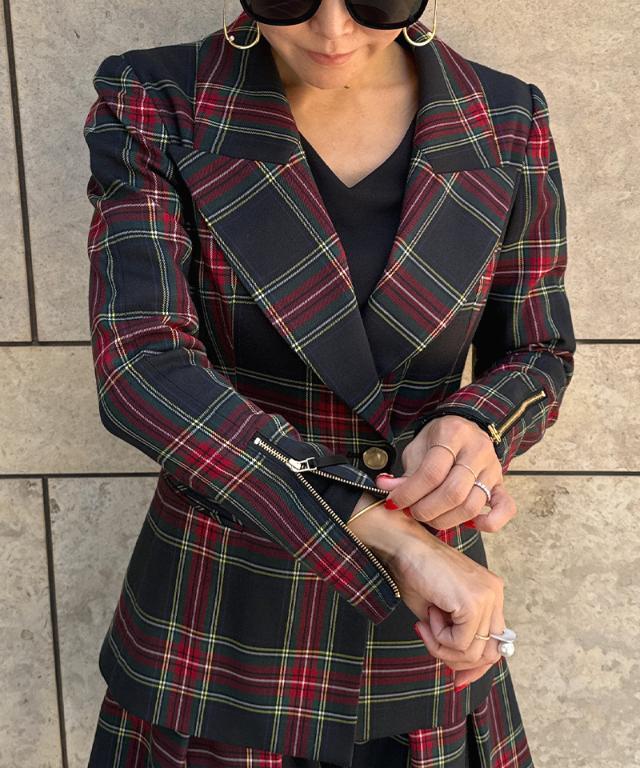 タータンチェックジャケット｜JENNE(ジェンヌ)公式通販：パリジェンヌ