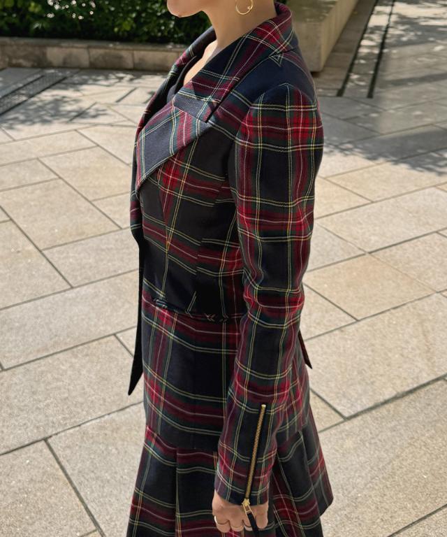 タータンチェックジャケット｜JENNE(ジェンヌ)公式通販：パリジェンヌ