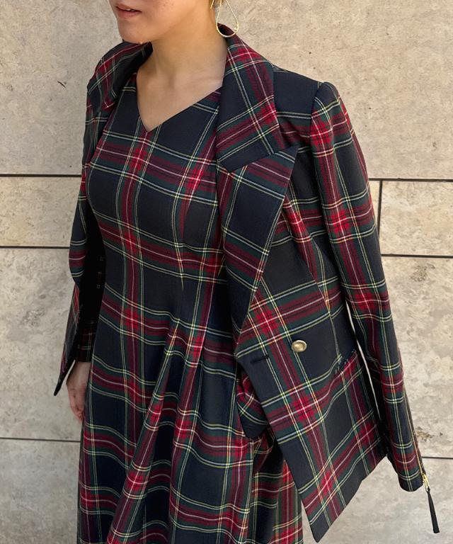 11/22までお値下♡新品未使用タグ付き♡JENNEジェンヌ チェックジャケット タータンチェックジャケット｜JENNE(ジェンヌ)公式通販：パリジェンヌ