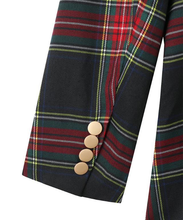 チェックモダンロングジャケット｜JENNE(ジェンヌ)公式通販：パリ