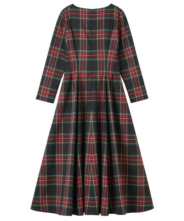 Vネックタータンチェックワンピース｜JENNE(ジェンヌ)公式通販