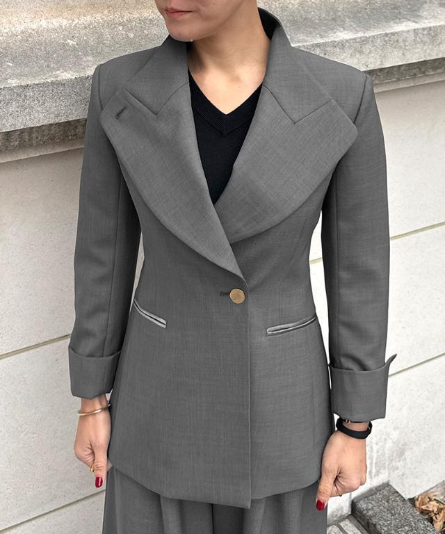 2wayシルエットモダンジャケット（防シワ生地）｜JENNE(ジェンヌ)公式