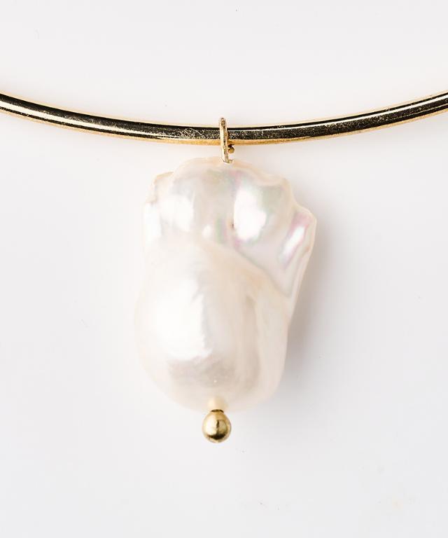 ハートキャッチパールネックレス | オリジナルアクセサリー通販サイト enjoueel【アンジュエール】 チャンキーパールハートヒトデチャームチョーカーネックレスバロックイレギュラーイミテーションパールネックレス誕生日ウェディングジュエリ