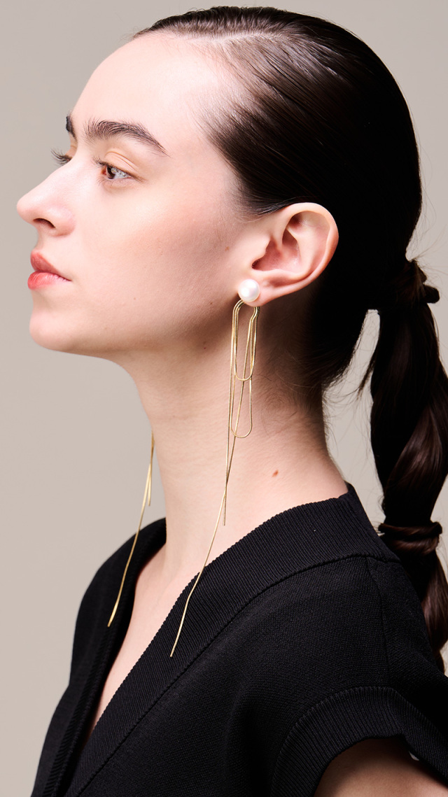 2way淡水＆チェーンピアス｜JENNE(ジェンヌ)公式通販：パリジェンヌの