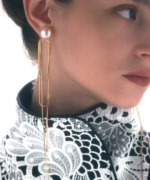 2way淡水＆チェーンピアス｜JENNE(ジェンヌ)公式通販：パリジェンヌの