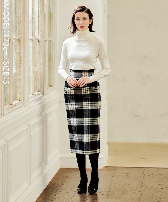 クラシックチェックウールスカート｜JENNE(ジェンヌ)公式通販：パリ  