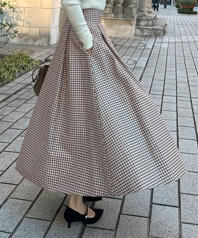 レトロフレアスカート｜JENNE(ジェンヌ)公式通販：パリジェンヌのよう  