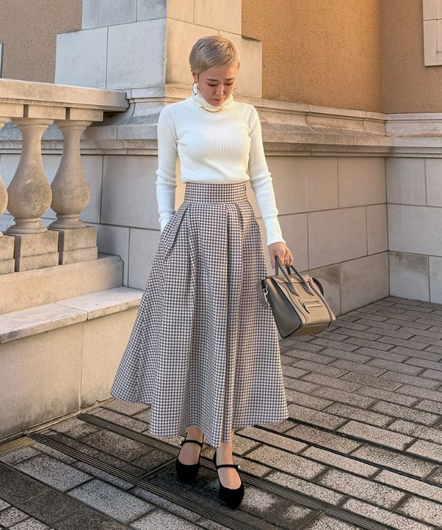 レトロフレアスカート｜JENNE(ジェンヌ)公式通販：パリジェンヌのよう  