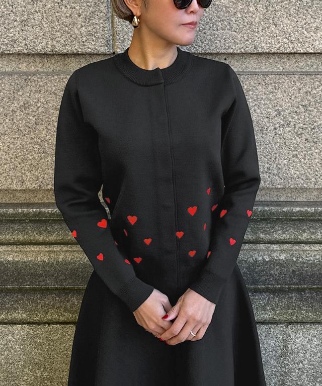 ハートニットジャケット｜JENNE(ジェンヌ)公式通販：パリジェンヌの  