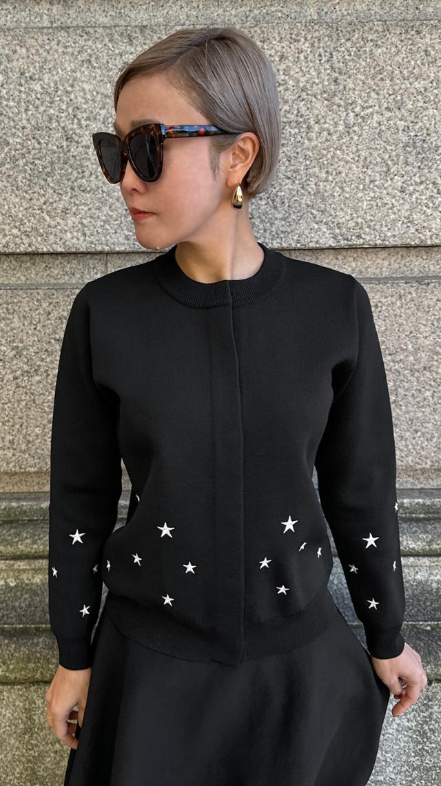 星刺繍ニットジャケット｜JENNE(ジェンヌ)公式通販：パリジェンヌの  