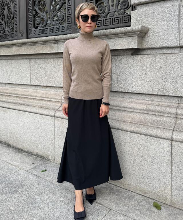 JENNE カシミヤ混ソフトタッチタートルネック　ブラックM ベージュS 2点 カシミヤ混ソフトタッチタートルネック｜JENNE(ジェンヌ)公式通販
