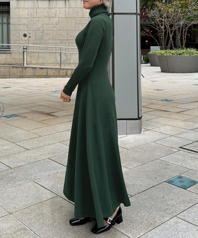 タートルニットフレアワンピース｜JENNE(ジェンヌ)公式通販：パリ  