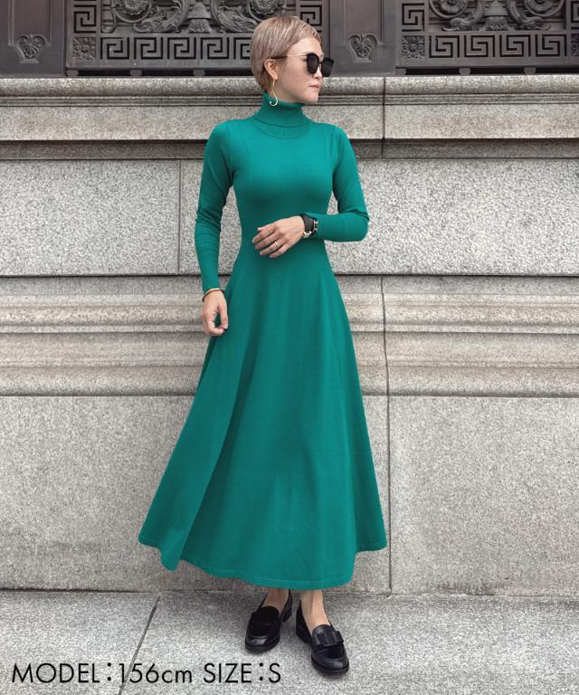 タートルニットフレアワンピース｜JENNE(ジェンヌ)公式通販：パリ