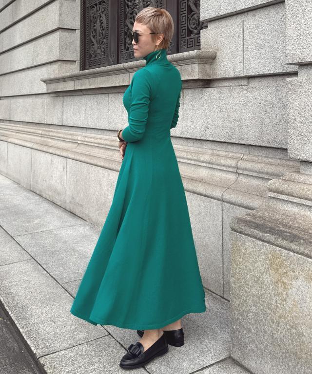 タートルニットフレアワンピース｜JENNE(ジェンヌ)公式通販：パリ