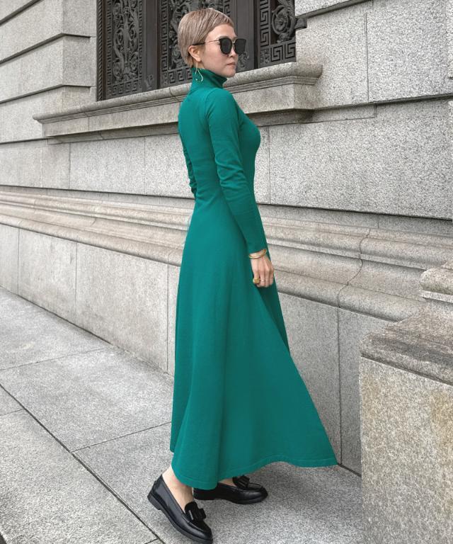 タートルニットフレアワンピース｜JENNE(ジェンヌ)公式通販：パリ