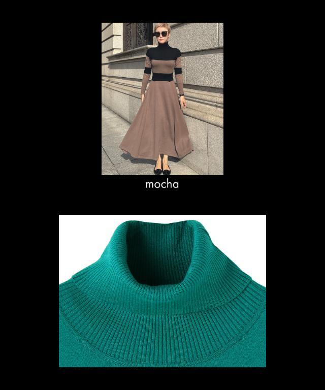 タートルニットフレアワンピース｜JENNE(ジェンヌ)公式通販：パリ