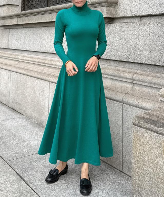 タートルニットフレアワンピース｜JENNE(ジェンヌ)公式通販：パリ