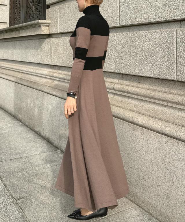 タートルニットフレアワンピース｜JENNE(ジェンヌ)公式通販：パリ