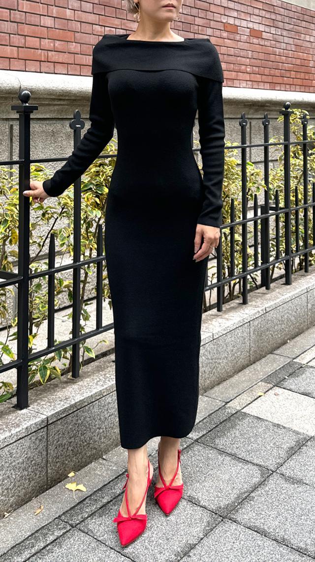 ショルダーラップニットワンピース｜JENNE(ジェンヌ)公式通販：パリ  