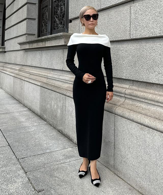 ショルダーラップニットワンピース｜JENNE(ジェンヌ)公式通販：パリ  