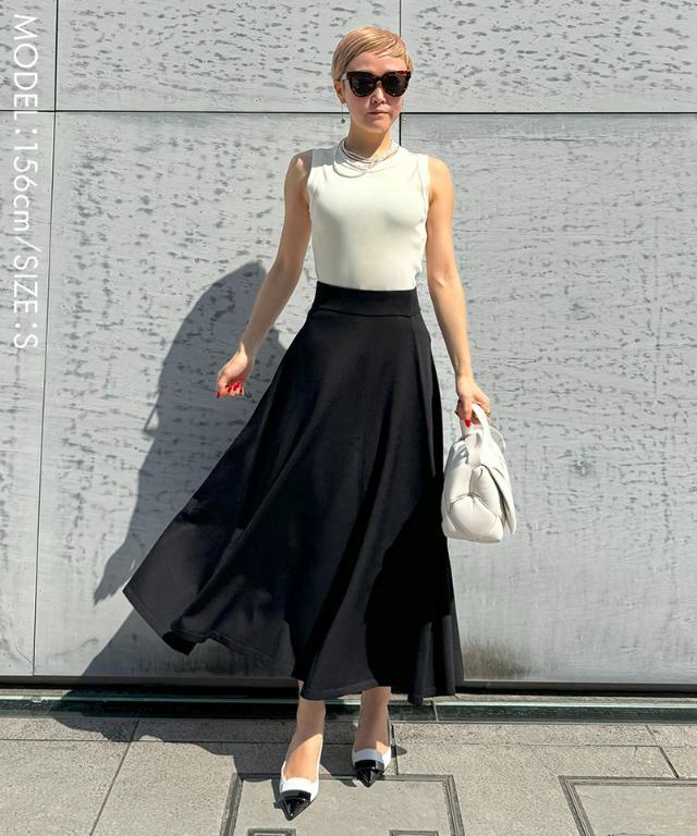 パリジェンヌニットフレアスカート｜JENNE(ジェンヌ)公式通販：パリ  