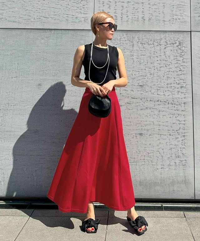 パリジェンヌニットフレアスカート｜JENNE(ジェンヌ)公式通販：パリ  