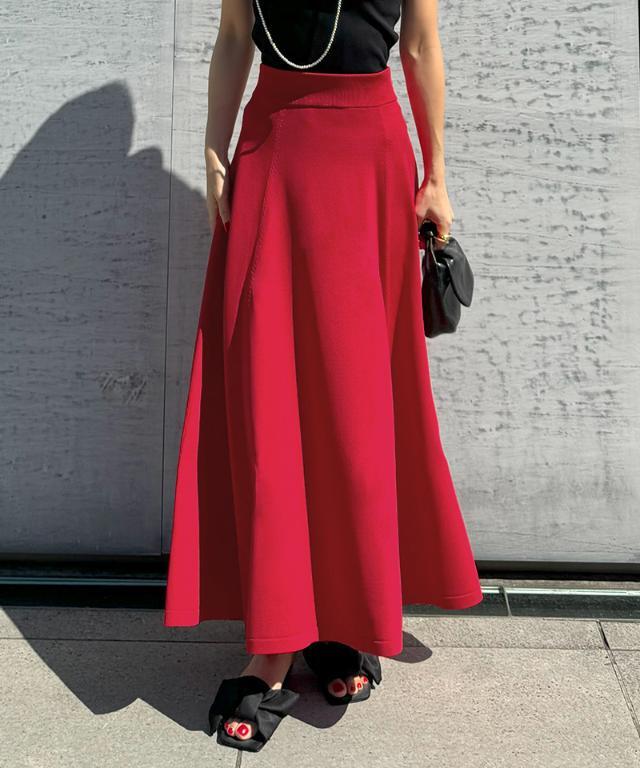 パリジェンヌニットフレアスカート｜JENNE(ジェンヌ)公式通販：パリ  