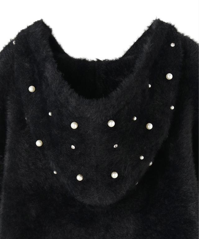 新品　美品　人気　jenne パールフーディ　ブラック　黒　サイズS パールフーディー｜JENNE(ジェンヌ)公式通販：パリジェンヌのように