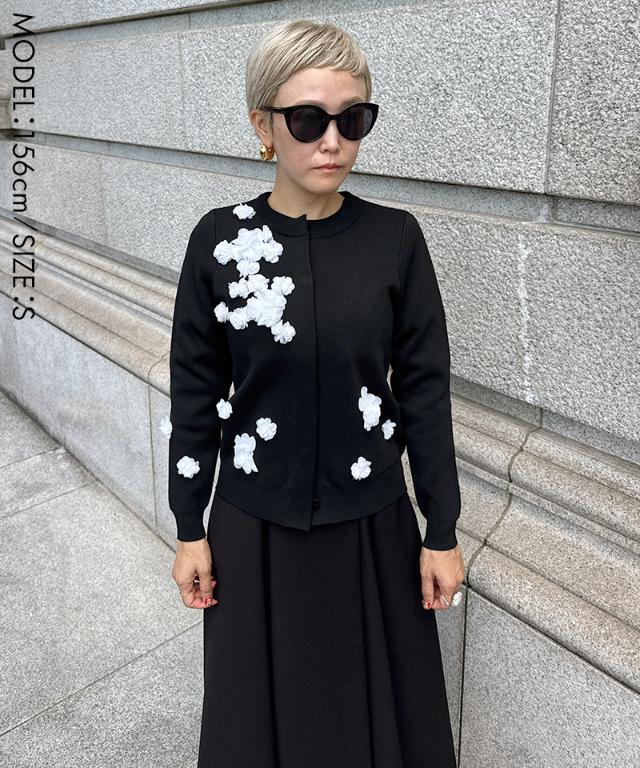 フラワーモチーフ付カーディガン｜JENNE(ジェンヌ)公式通販